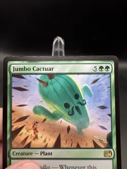 Jumbo Cactuar Magic: The Gathering Card Final Fantasy Rare LP - Image 2