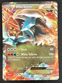 White Kyurem EX - 96/135 - Plasma Storm - Pokemon Card LP - Image 1