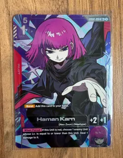 Gundam Card Game - Haman Karn - GD02-091 R+ - Foil - Alt art - Image 1