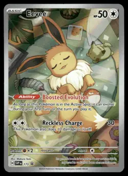 Pokemon Cards Eevee 173 Scarlet & Violet Promo Holo Promo NM - Image 1