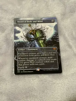 Sword of Body and Mind (Borderless) Double Masters Regular, Magic PlayCard - Image 1