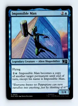 Impossible Man (Foil) 0625 (U) MTG Commander: Marvel Super Heroes (MSC) - Image 1