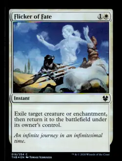 Flicker of Fate Foil C Theros Beyond Death 16 NM - Image 1