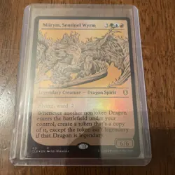 Miirym, Sentinel Wyrm (Showcase) Commander Legends Battle for Baldur's Gate Foil - Image 1