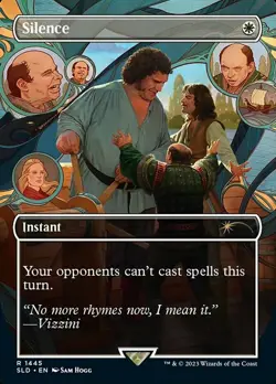 [1x] Silence (1445) - Foil Near Mint, English Secret Lair MTG Magic - Image 1