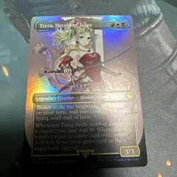 MTG Borderless Girl With Magical Power Tina Foil English - Image 1