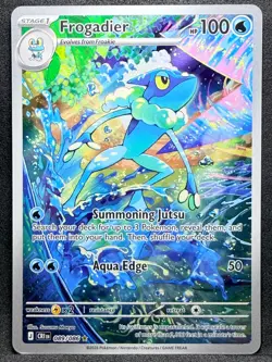 Frogadier Holo Illustration Rare ME04: Chaos Rising 089/086 NM - Image 1