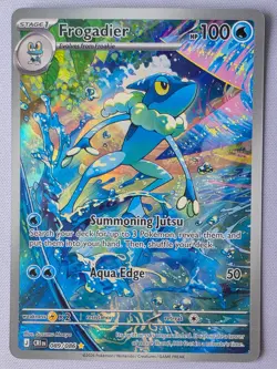 Frogadier 089/086 Me04: Chaos Rising Holo Illustration Rare Mint - Image 1