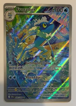 Frogadier Holo Illustration Rare ME04: Chaos Rising 089/086 NM - Image 5