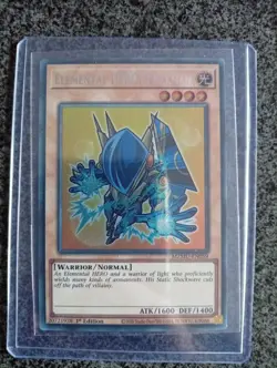 Yu-Gi-Oh! Elemental HERO Sparkman Secret Rare - 1st Edition (NM) MZMU-EN059 - Image 1