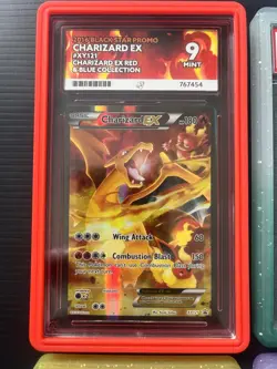 Pokemon Charizard EX XY121 Black Star Promo Card Ace 9 Mint - Image 1