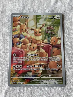 Pokemon TCG Eevee Twilight Masquerade Illustration Rare Card #188/167 - Image 1