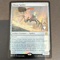 Thran Spider (254/287) - MTG The Brothers' War FOIL Rare PROMO NM - Image 1