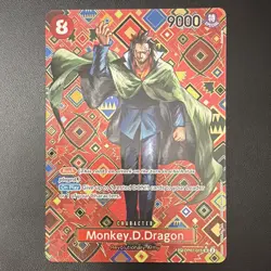 Bandai Monkey.D.Dragon OP07-015 SP SR Special Foil 9000 Cost 8 500 Years - Image 1