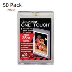 50 Pack Ultra Pro 35PT ONE-TOUCH Magnetic Trading Card Holder UV Protection - Image 1