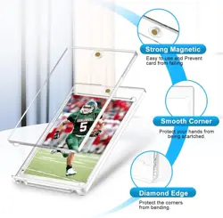 50 Pack Ultra Pro 35PT ONE-TOUCH Magnetic Trading Card Holder UV Protection - Image 5