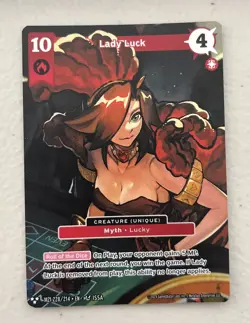 Lady Luck Alt Art Metazoo 2025 Base Set MZ1 228/214 Alternate Art 3 Star Card - Image 1