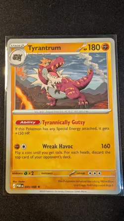 Tyrantrum 045/088 Battle Deck Non-Holo, Perfect Order | Pokemon TCG - Image 1
