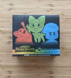 Paldea Evolved Pokemon Center Elite Trainer Box ETB Exclusive New Factory Sealed - Image 1
