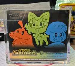 Pokemon Center Exclusive Paldea Evolved Elite Trainer Box (ETB) SEALED - Image 1