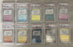 PSA 10 Yu Nagaba Eevee’s Pikachu Promo Set of 10 Complete Pokemon Card Japanese - Image 1