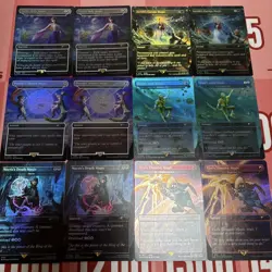 MTG English Secret Lair Grimoire Foil Set Of 12 - Image 1