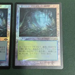 MTG Japanese Set Booster Old Frame Foil Mist Rainforest Of 2 - Image 4