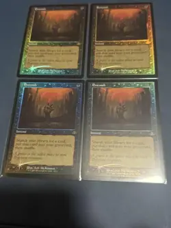 MTG Tomb English Version Old Frame Foil Set Of 4 Sheets - Image 1