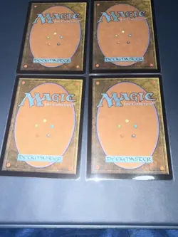 MTG Tomb English Version Old Frame Foil Set Of 4 Sheets - Image 2
