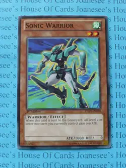 Sonic Warrior LTGY-EN090 Common Yu-Gi-Oh Card 1st Edition New - Image 3