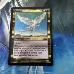 MTG First Edition Foil Revive Treva English En - Image 1
