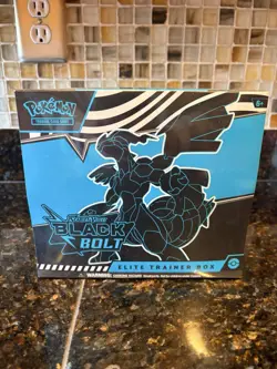 Pokemon TCG Black Bolt Elite Trainer Box ETB Sealed New Factory Sealed - Image 1