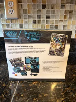 Pokemon TCG Black Bolt Elite Trainer Box ETB Sealed New Factory Sealed - Image 2