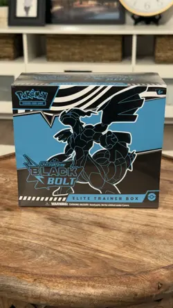 Pokemon TCG Black Bolt Elite Trainer Box ETB New Factory Sealed - Image 1