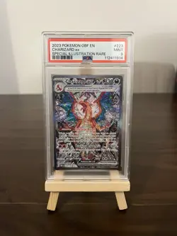 PSA 9 Mint Charizard ex 2023 Obsidian Flames 223/197 SIR Pokemon Card - Image 1