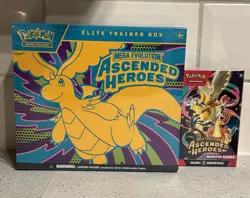 Pokemon TCG Ascended Heroes Elite Trainer Box and Booster Bundle New & Sealed - Image 1