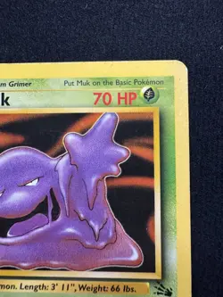 Muk 28/62 Fossil Vintage Non Holo Rare Vintage WOTC Pokemon TCG Cards 1999 - Image 3