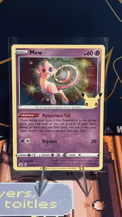 Pokemon TCG Mew Celebrations 011/025 Holo Holo Rare - Image 1