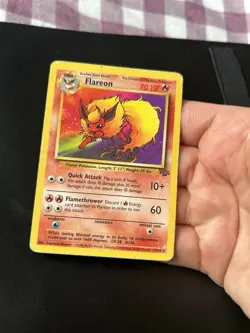 Pokemon Flareon 19/64 Jungle Unlimited, non-holo rare - HP - Image 4
