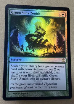 MTG Green Sun Vertex First Edition Foil English - Image 1