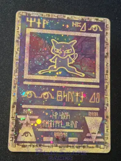 Pokemon Card Ancient Mew Movie Holo Vintage WOTC Promo LP 2000 - Image 1
