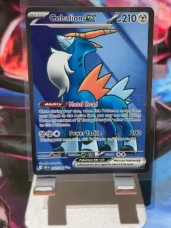 Cobalion ex 103/086 - Ultra Rare Full Art - Chaos Rising NM/M Pokemon TCG Card - Image 1