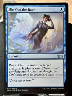 Slip Out the Back - Reg - MTG - Streets of New Capenna - 062/281 - UNCOMMON ~ NM - Image 3