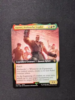 BARRET, AVALANCHE LEADER (EXTENDED ART) - Magic: The Gathering - NM/M - Image 1