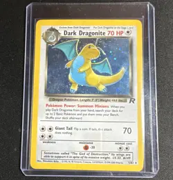 Pokemon TCG Dark Dragonite 5/82 Team Rocket Holo Rare Unlimited - Image 1