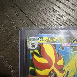 Pokemon Mega Pyroar ex 99/86 Full Art Double Ultra Rare Chaos Rising ME04 NM - Image 2