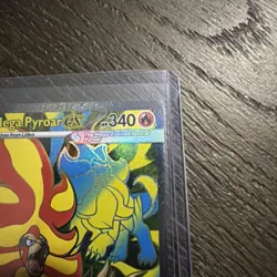 Pokemon Mega Pyroar ex 99/86 Full Art Double Ultra Rare Chaos Rising ME04 NM - Image 3