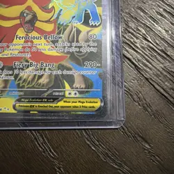 Pokemon Mega Pyroar ex 99/86 Full Art Double Ultra Rare Chaos Rising ME04 NM - Image 4