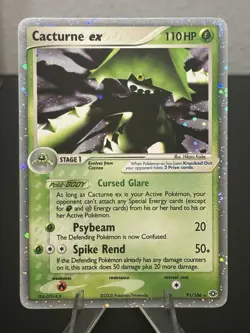 Cacturne ex Holo Ultra Rare 91/106 Emerald Pokemon English NM- - Image 1