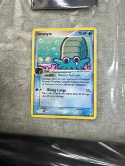 Pokemon TCG Omanyte 60/92 EX Legend Maker Non-Holo Card LP - Image 1